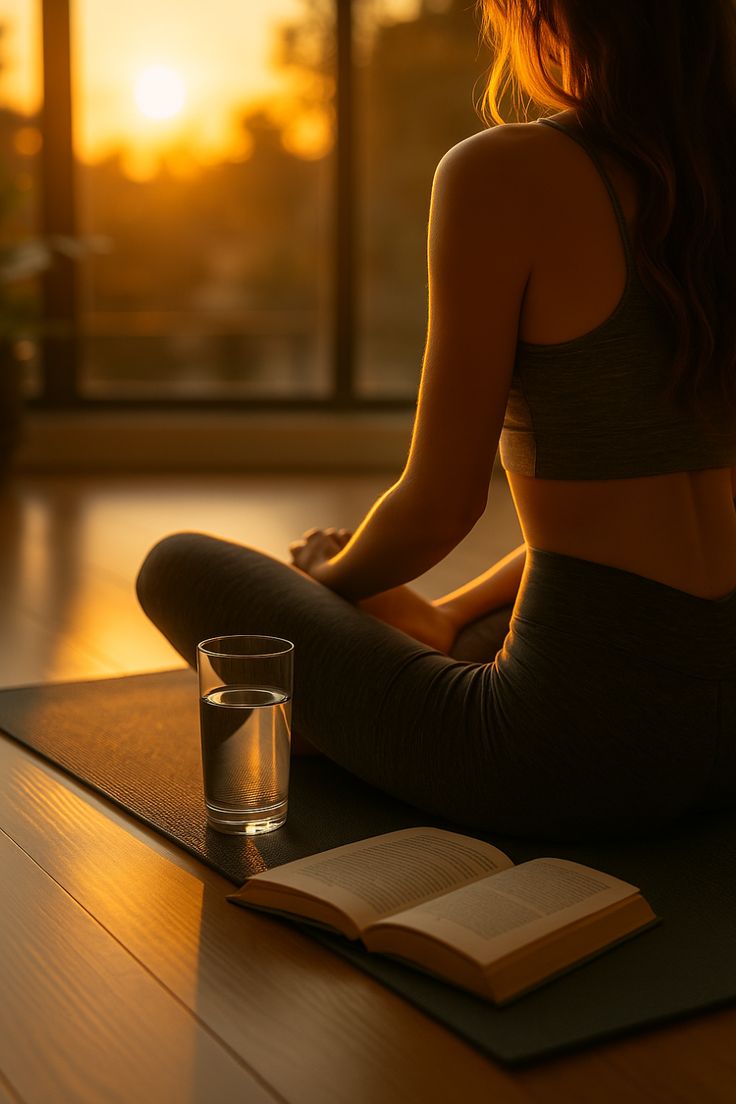 Stylized glass and pour graphic for mindful sipping habits